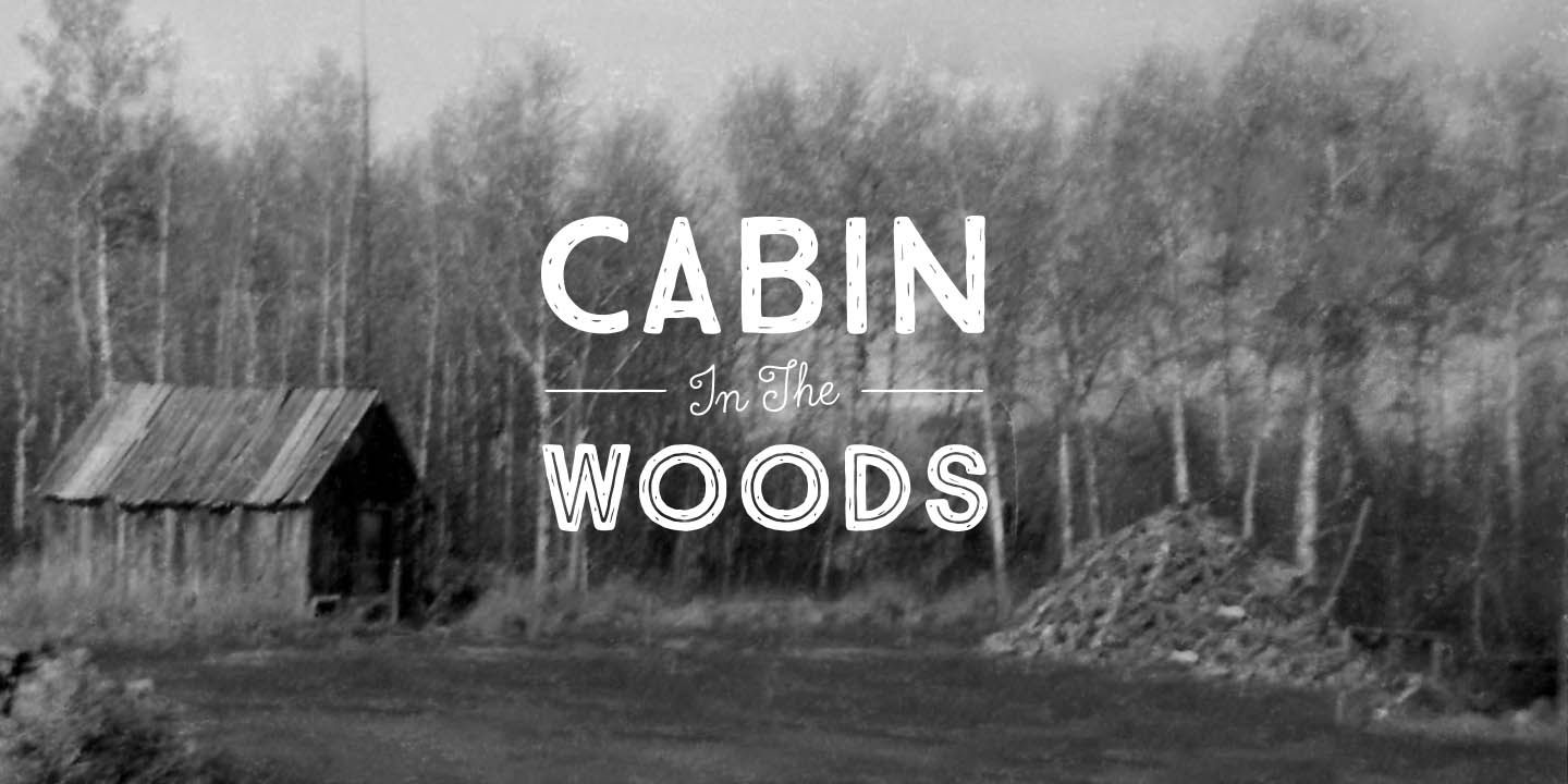 Пример шрифта True North #8